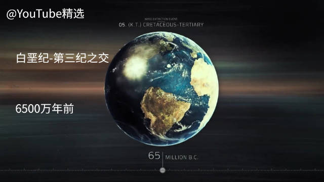 Discovery30秒动画: 地球历史上的5次物种大灭绝